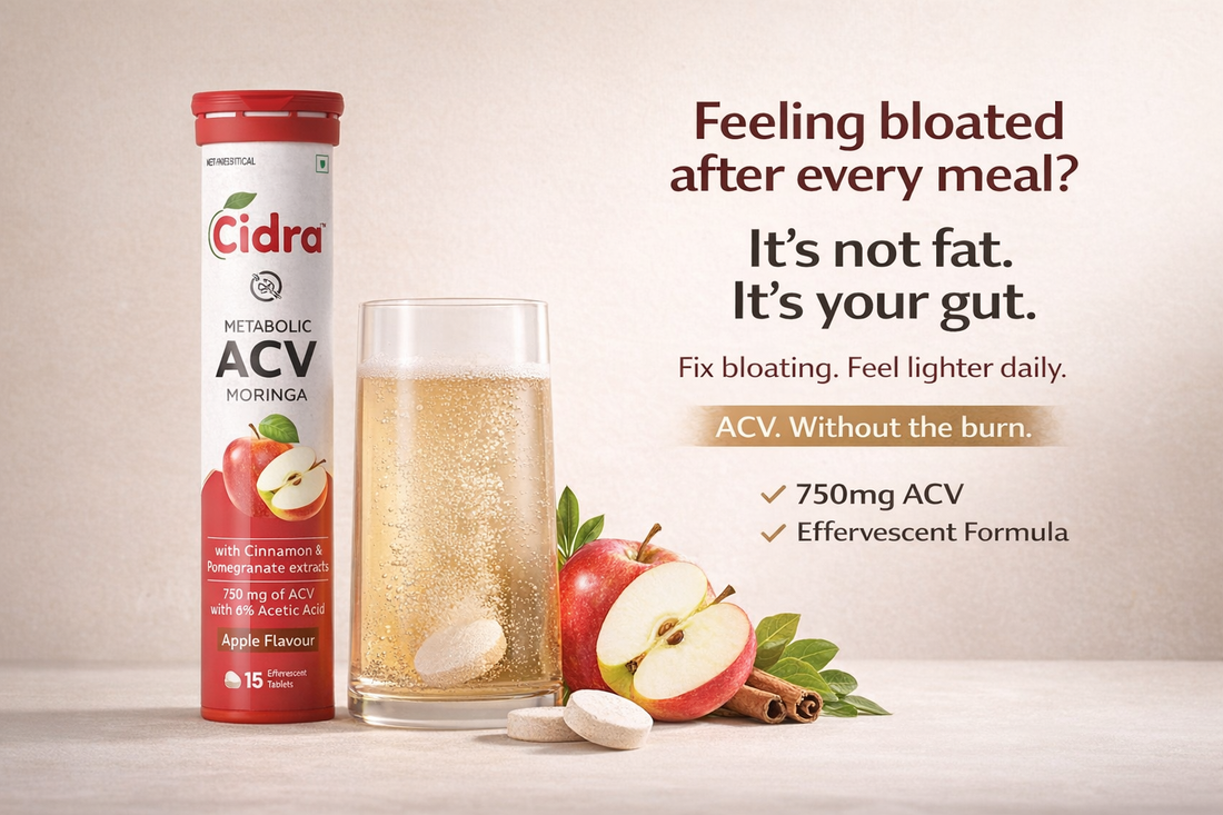 Say Goodbye to Bloating: How ACV Improves Gut Health & Gas Relief