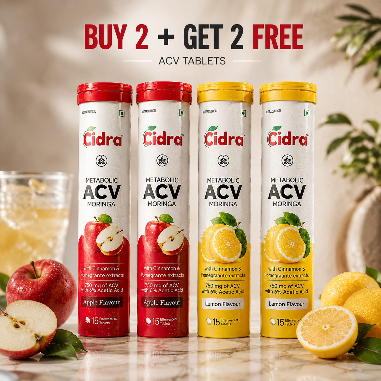 Cidra ACV Apple and lemon flavour 