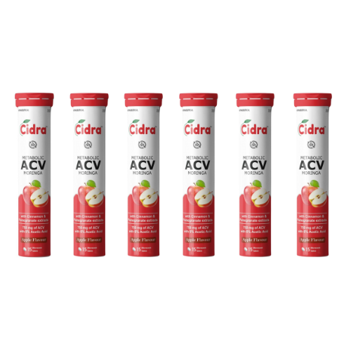 Cidra ACV Moringa Effervescent Tablets – Pack of 4 (Buy 2 Get 2 Free)