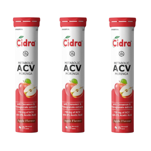 Cidra ACV Moringa – Your Daily Detox + Weight Management Power Drink Pack of 3