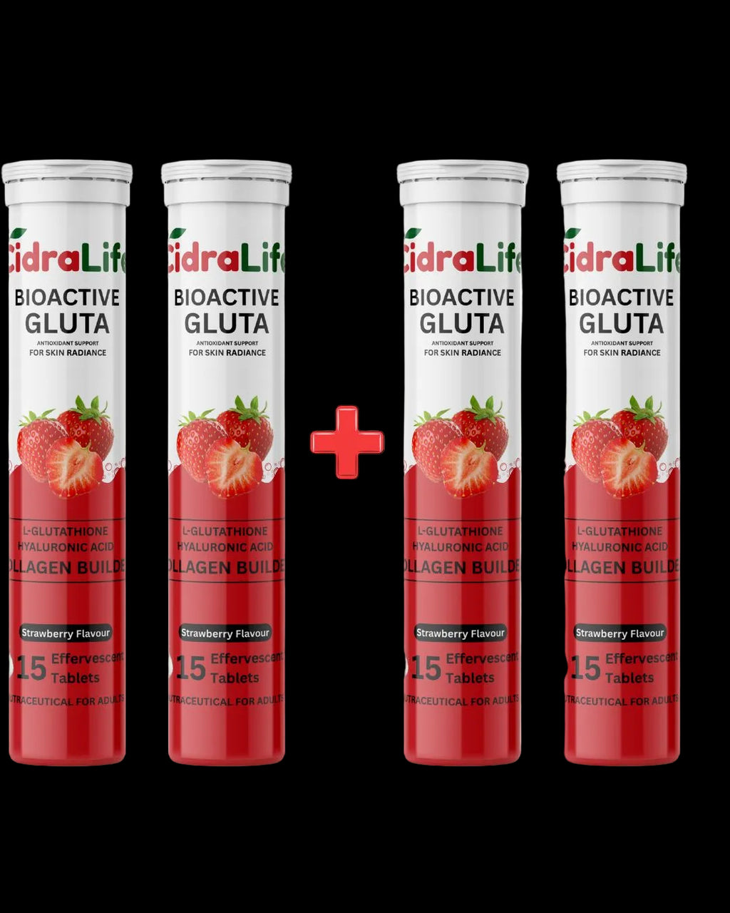 CidraLife Bioactive Gluta Effervescent Tablets - Buy 2, Get 2 FREE!