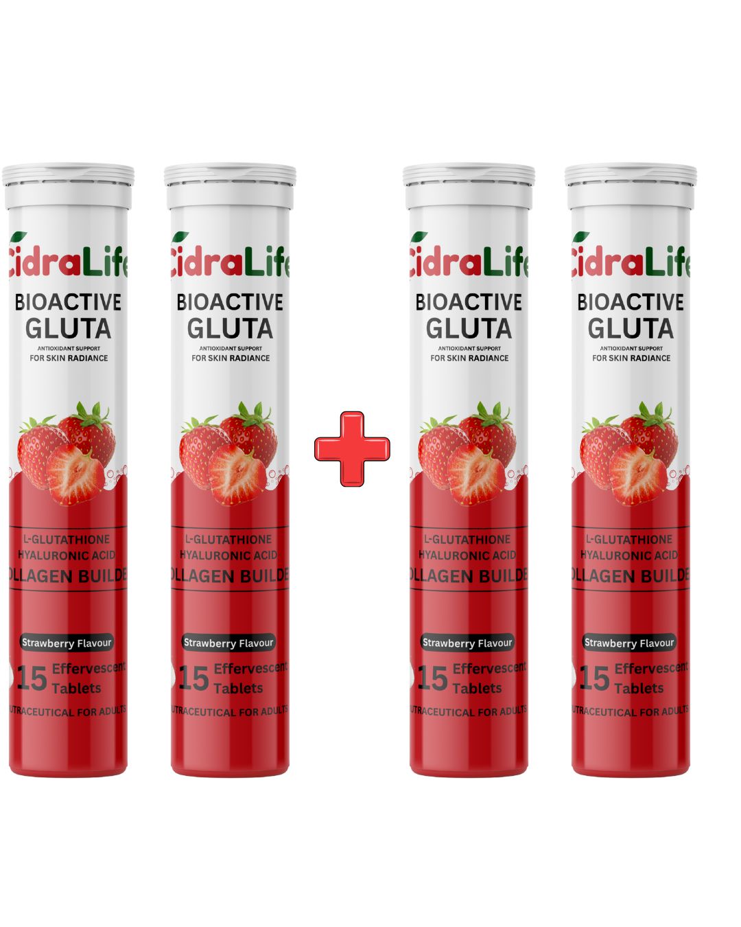 CidraLife Bioactive Gluta Effervescent Tablets - Buy 2, Get 2 FREE!